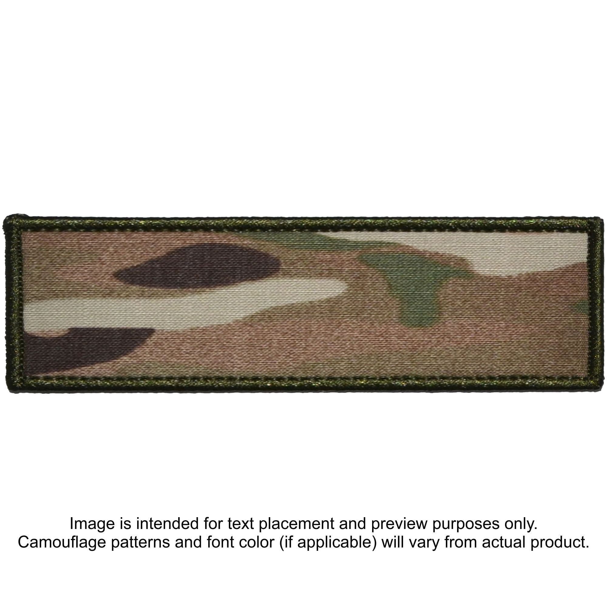 Custom Plate Carrier Text Patch - 3x10