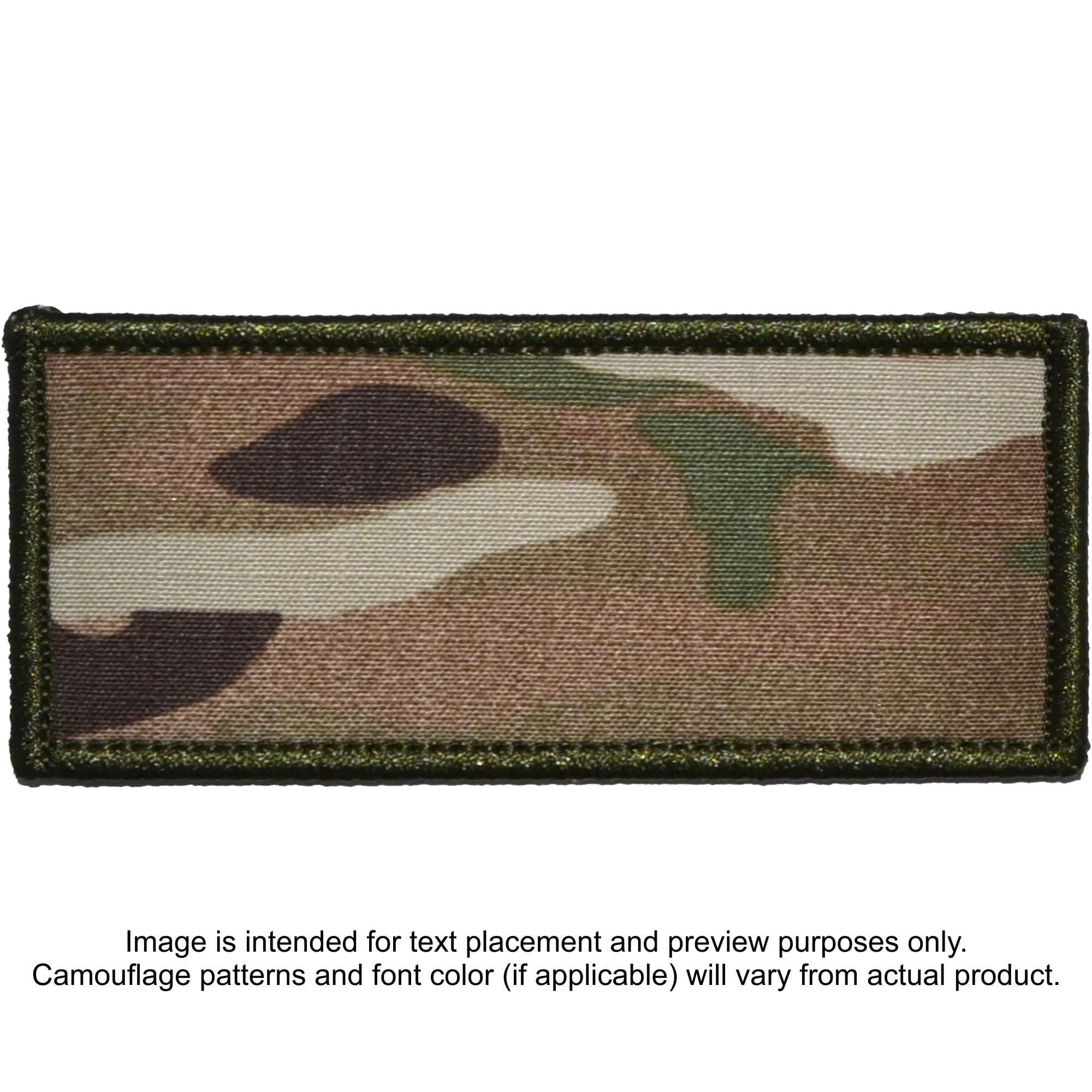 Custom Plate Carrier Text Patch - 4x9