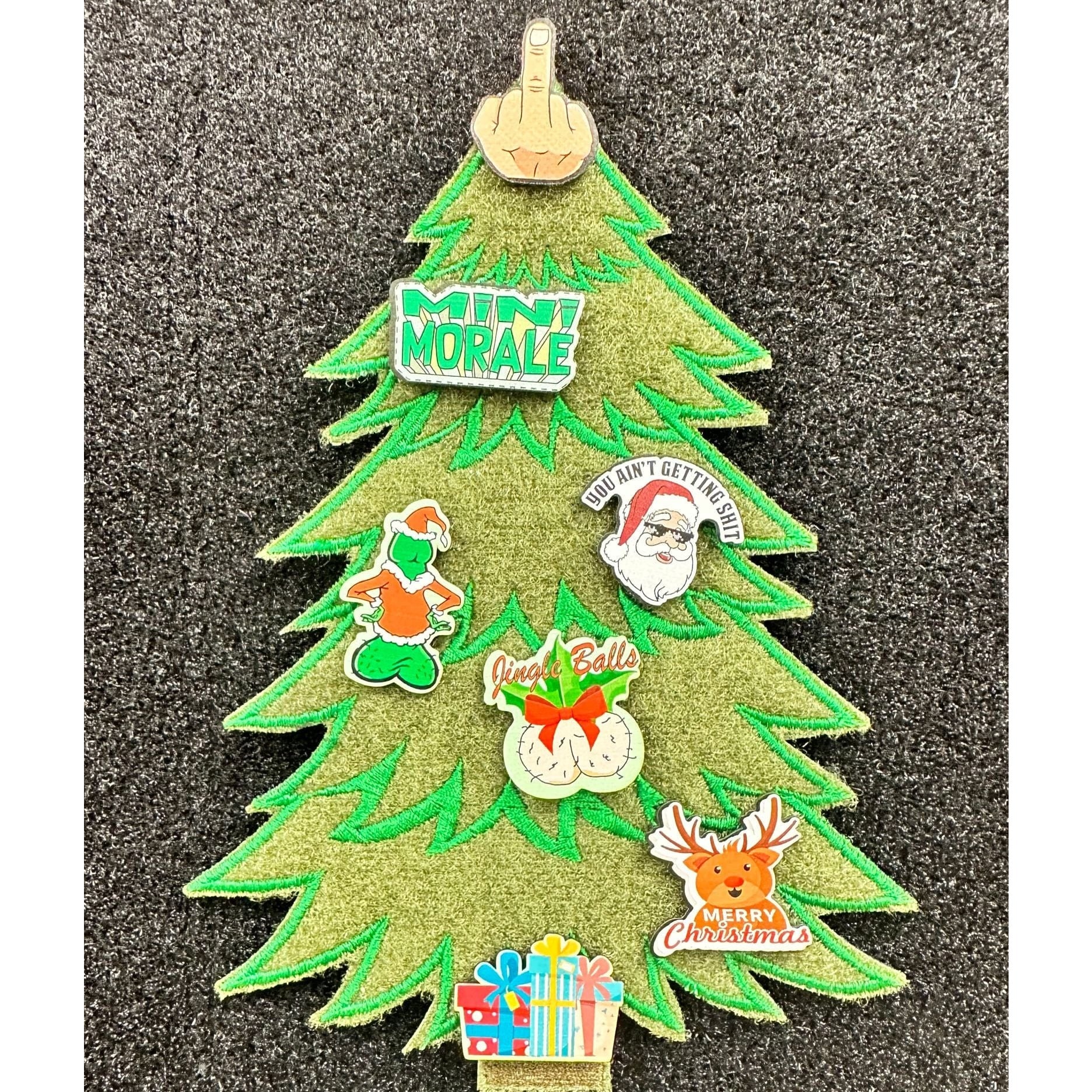 Mini Morale - Christmas Tree Loop Panel Patch