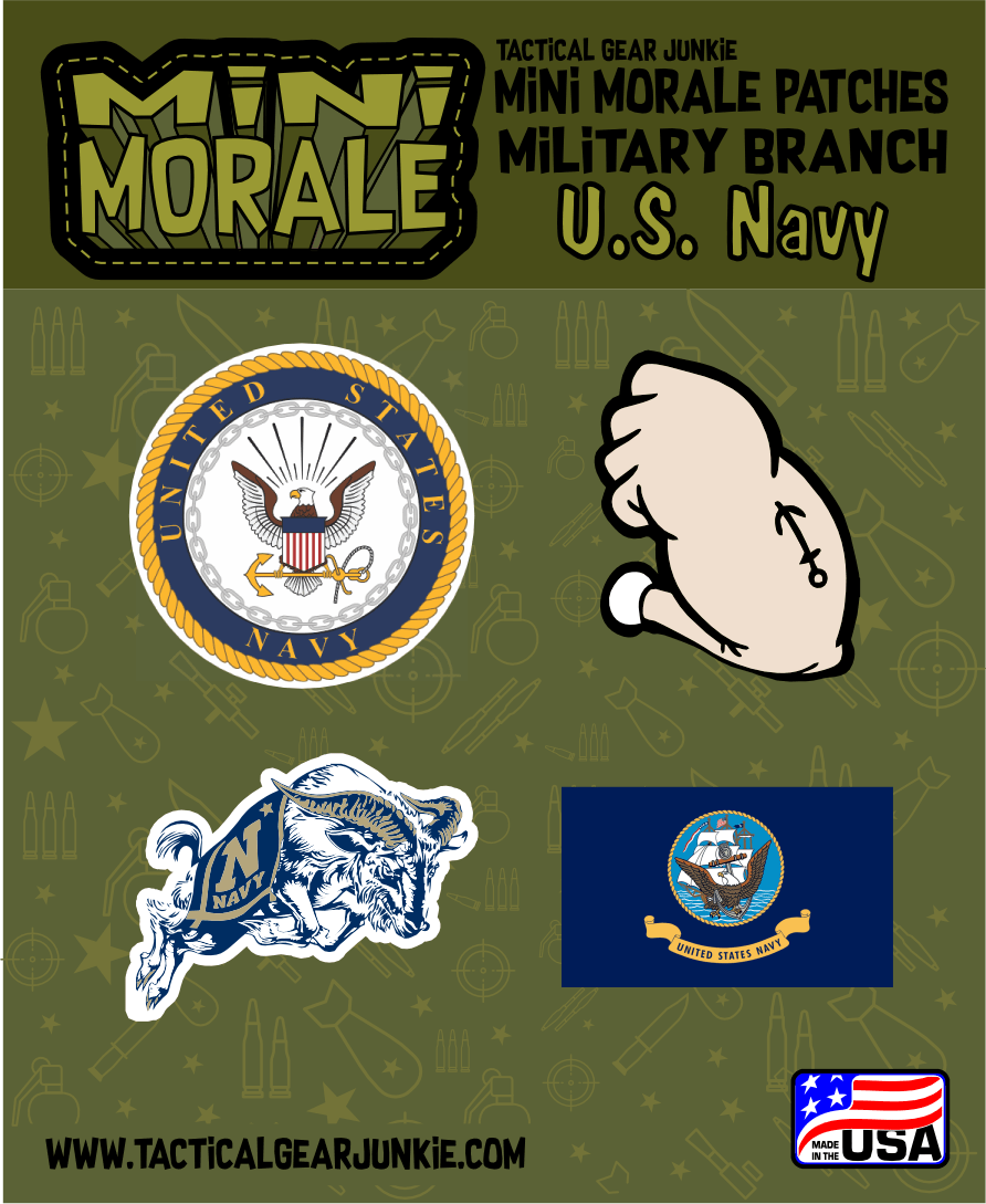 Mini Morale - U.S. Navy Patch Pack 1