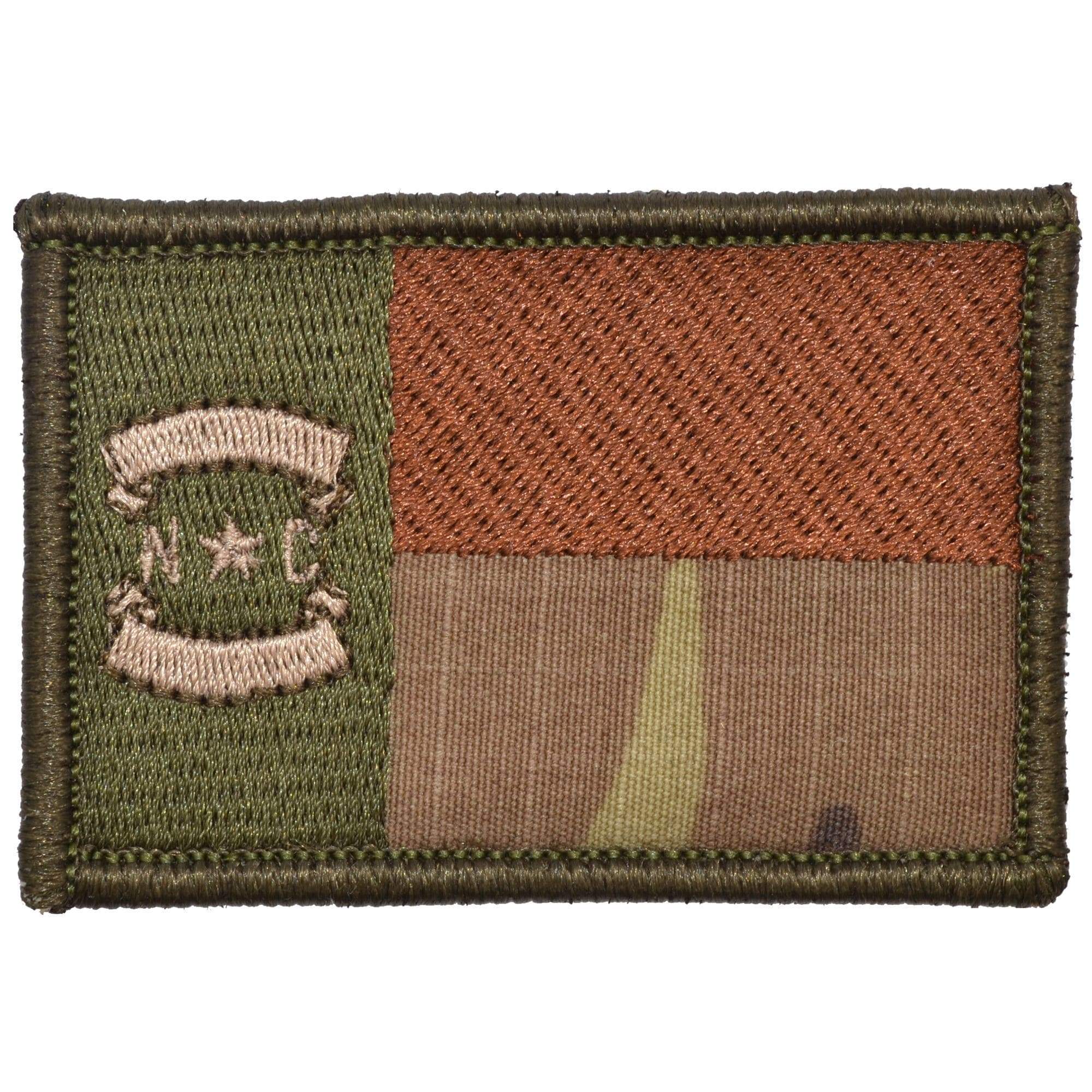 Tactical Gear Junkie Patches MultiCam North Carolina State Flag - 2x3 Patch