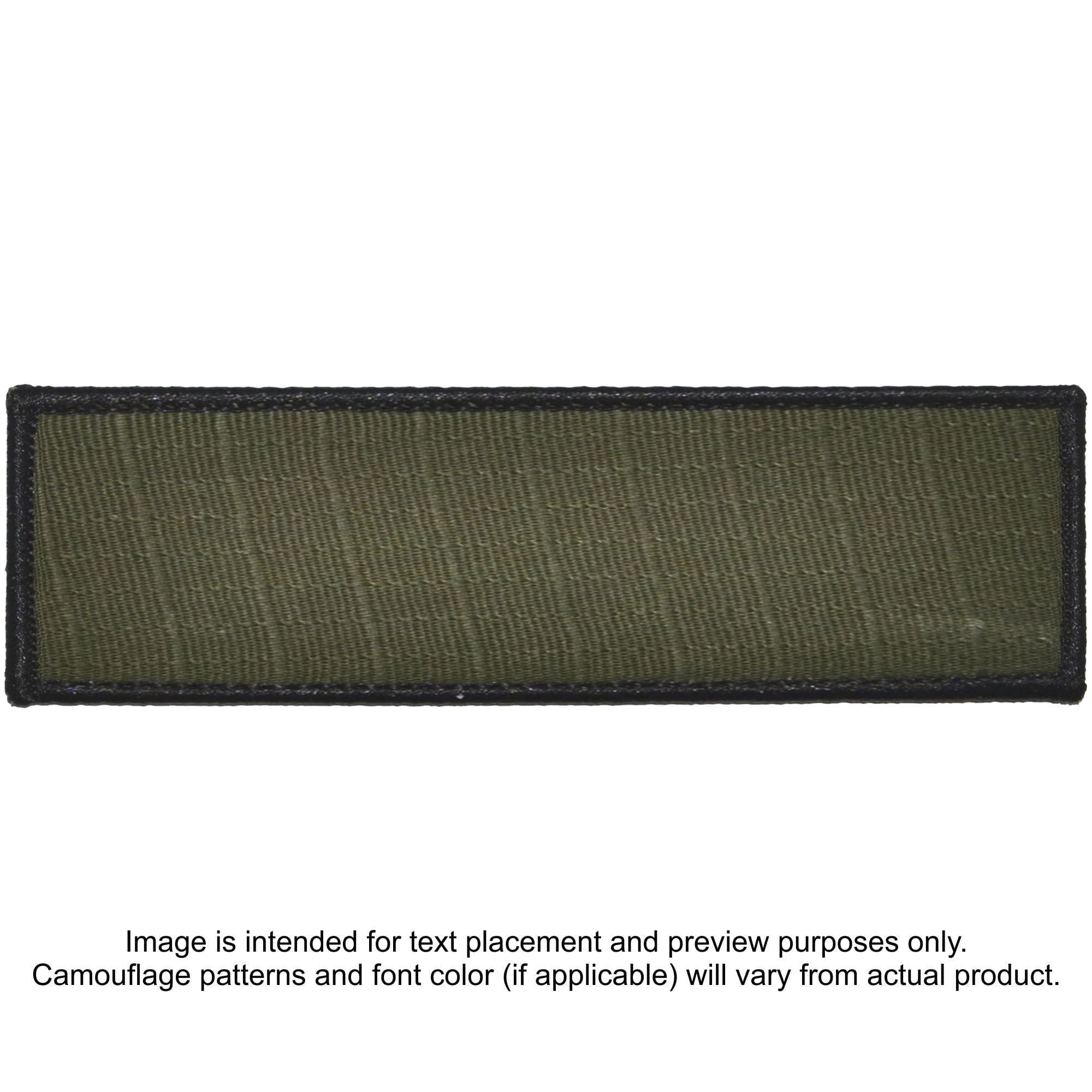 Custom Plate Carrier Text Patch - 3x10