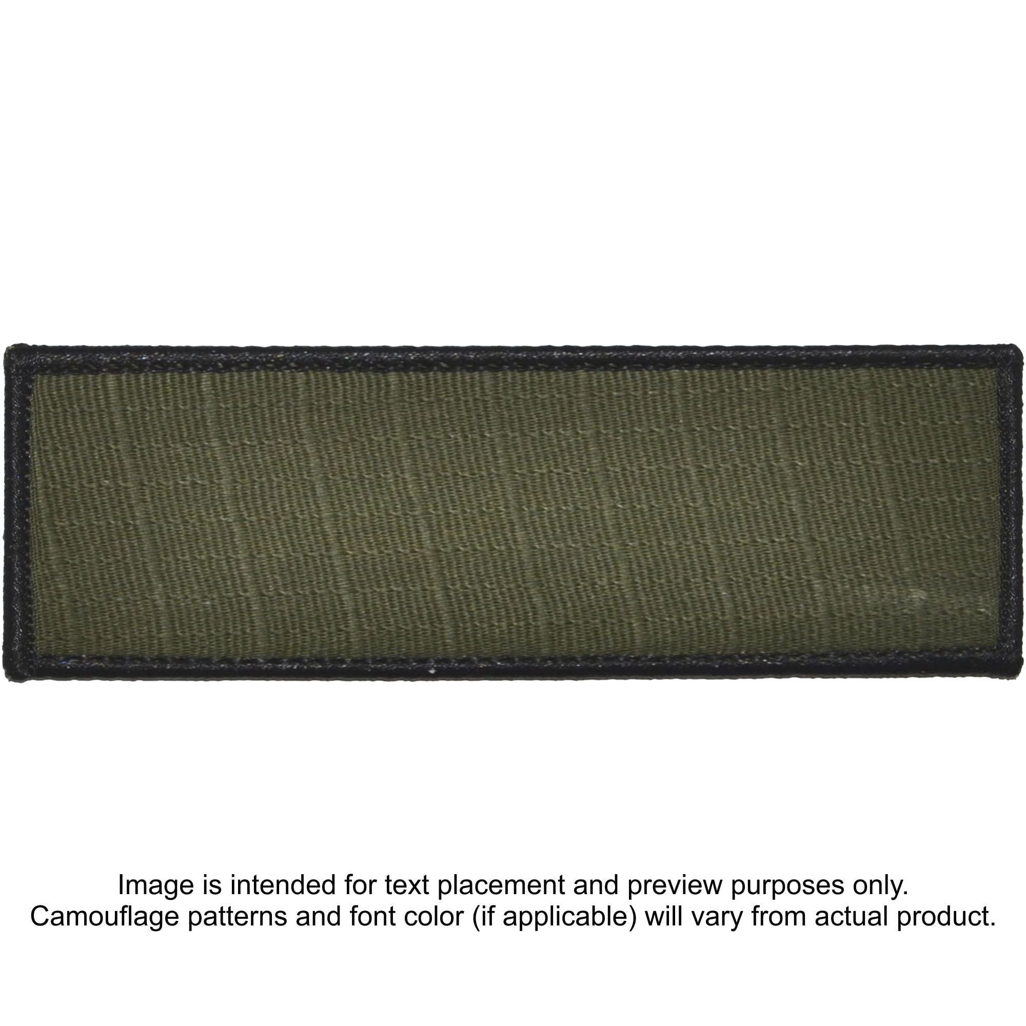 Custom Plate Carrier Text Patch - 2x6