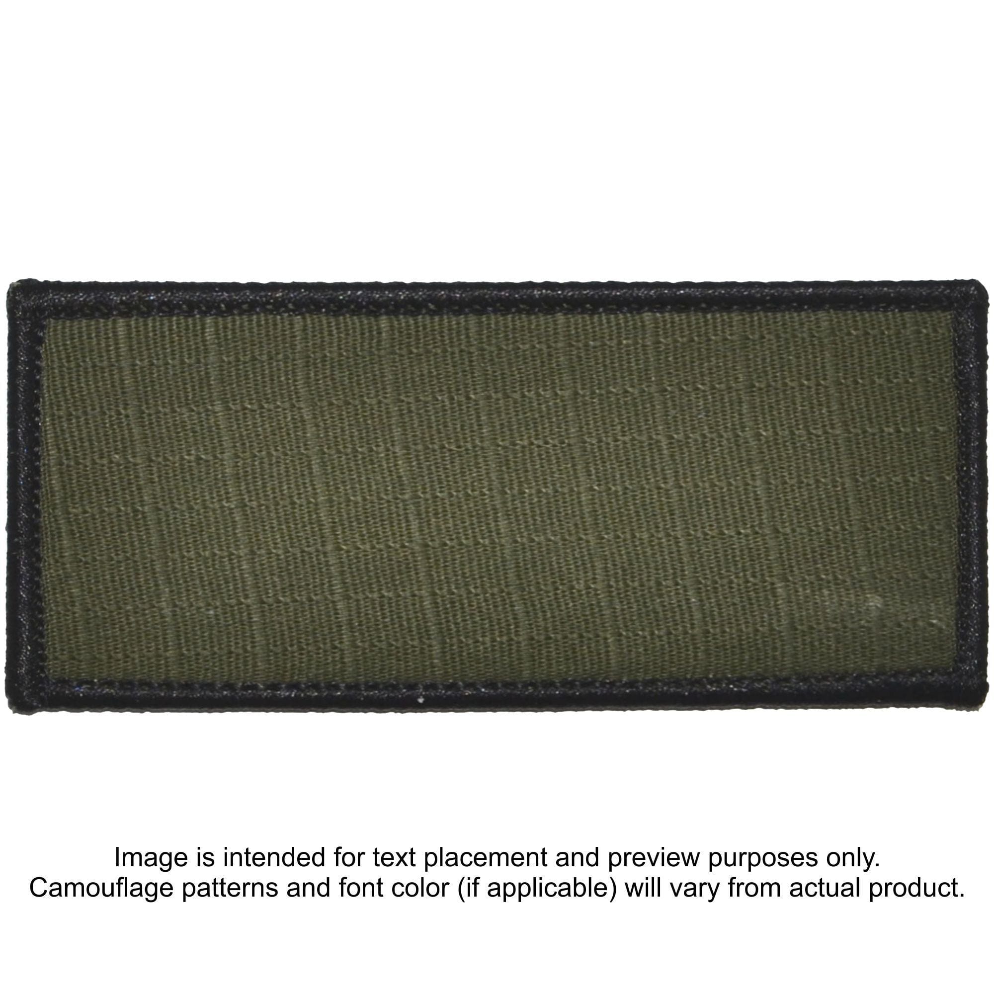 Custom Plate Carrier Text Patch - 4x9