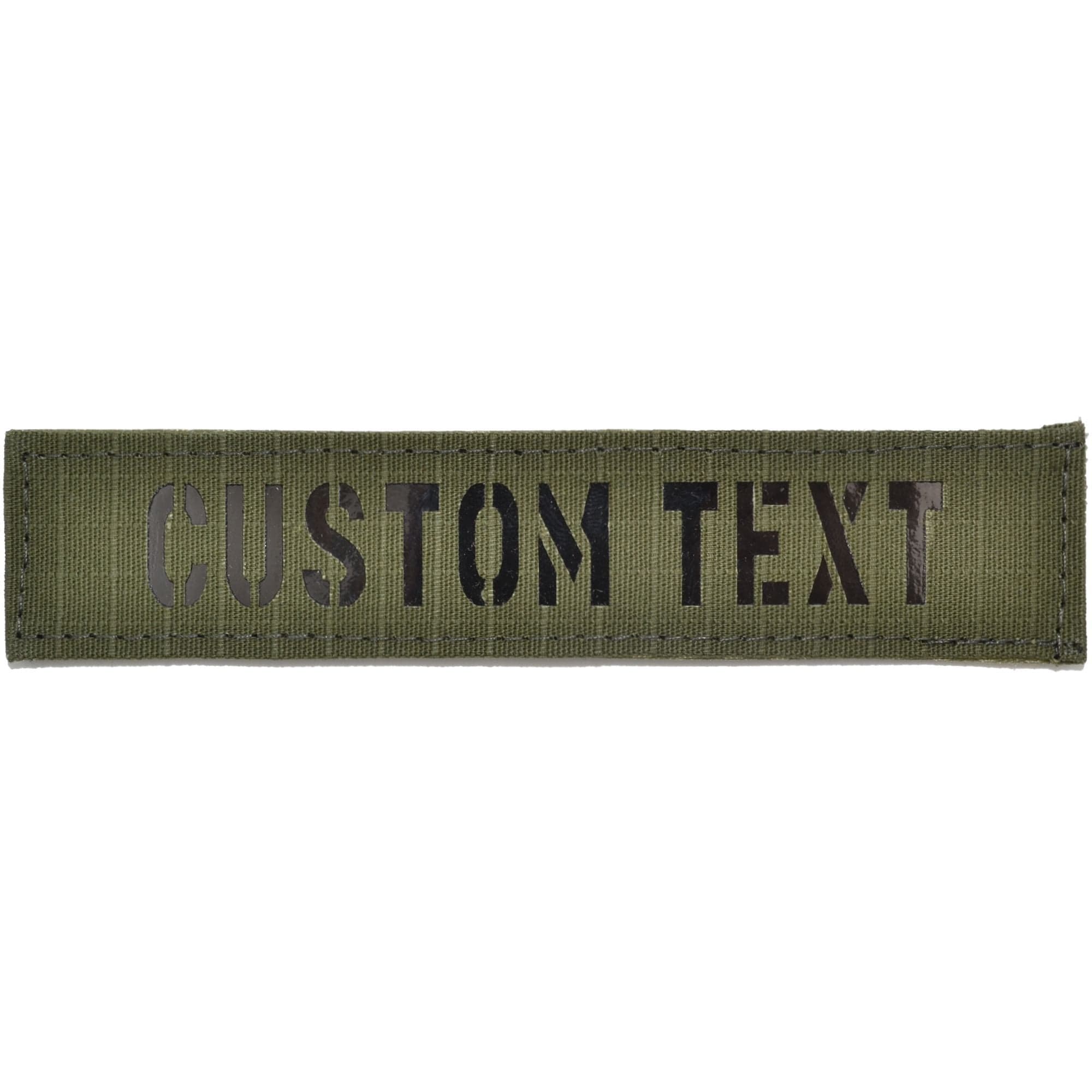 Custom Text Laser Cut Reflective Nametape - 1x5 Patch