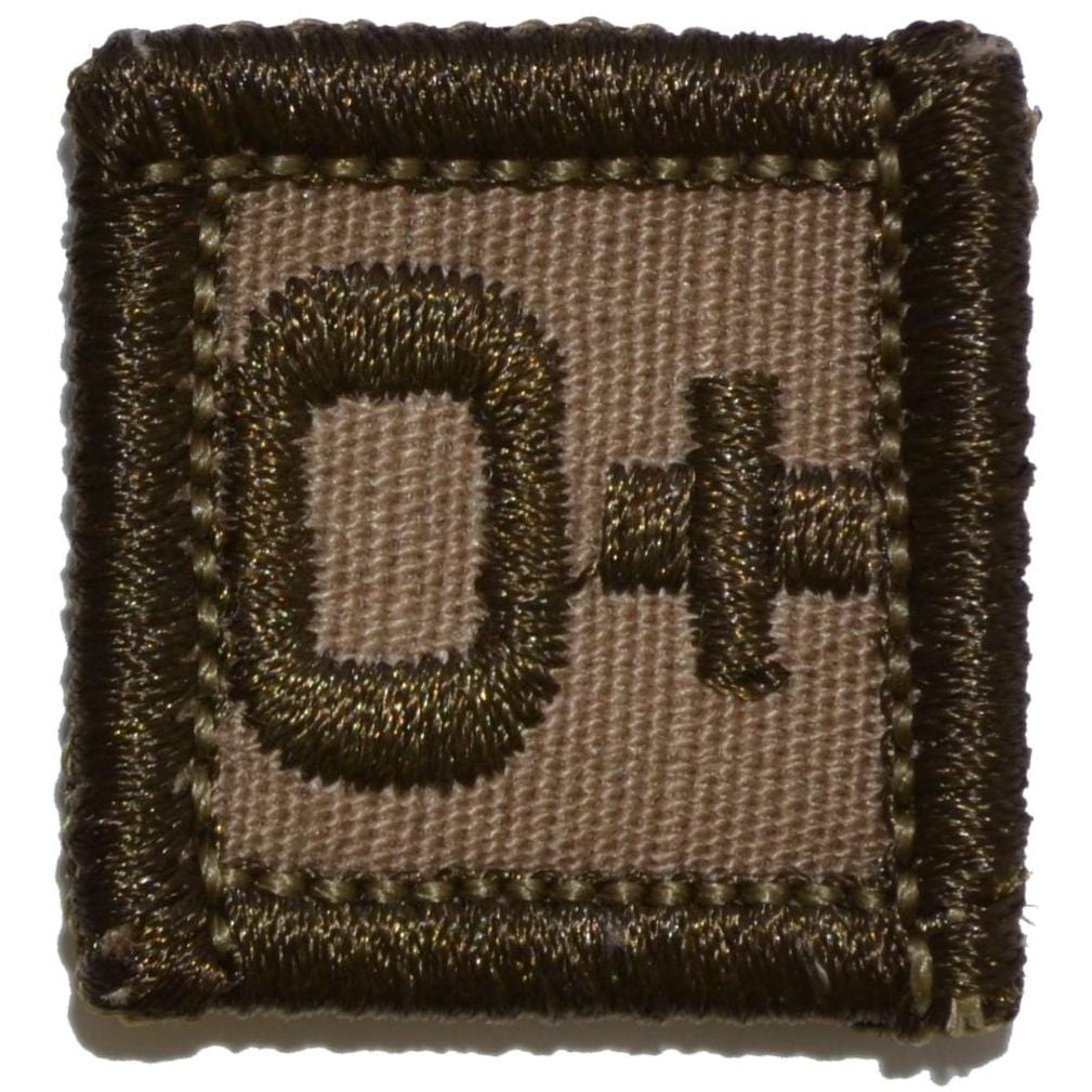 Blood Type O POS - 1x1 Patch