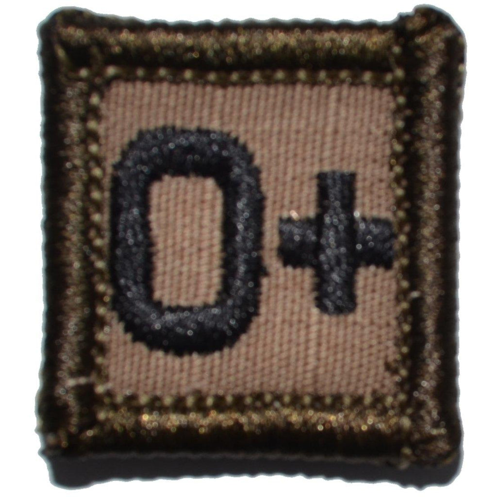 Blood Type O POS - 1x1 Patch
