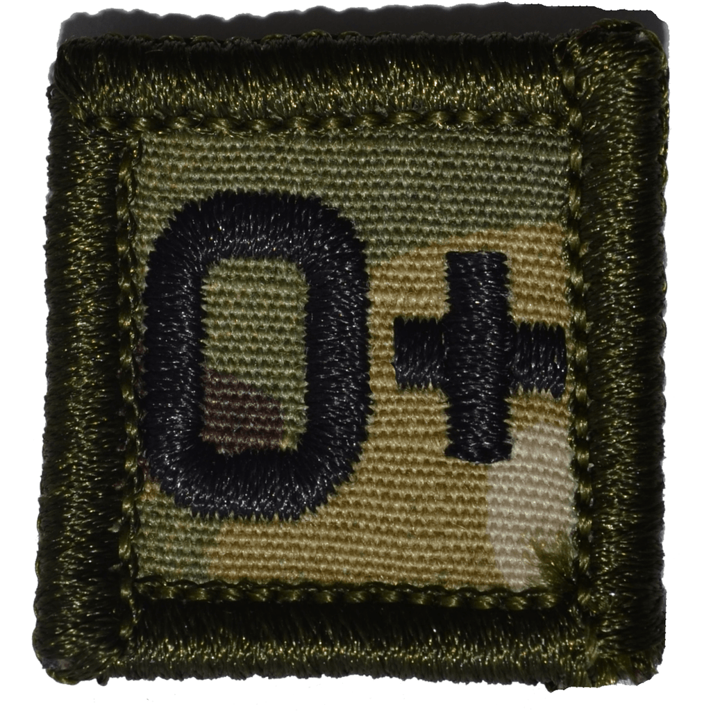 Blood Type O POS - 1x1 Patch
