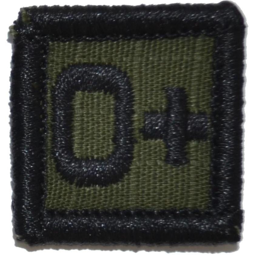 1x1 Blood Type Military / Patch (All Blood Types)