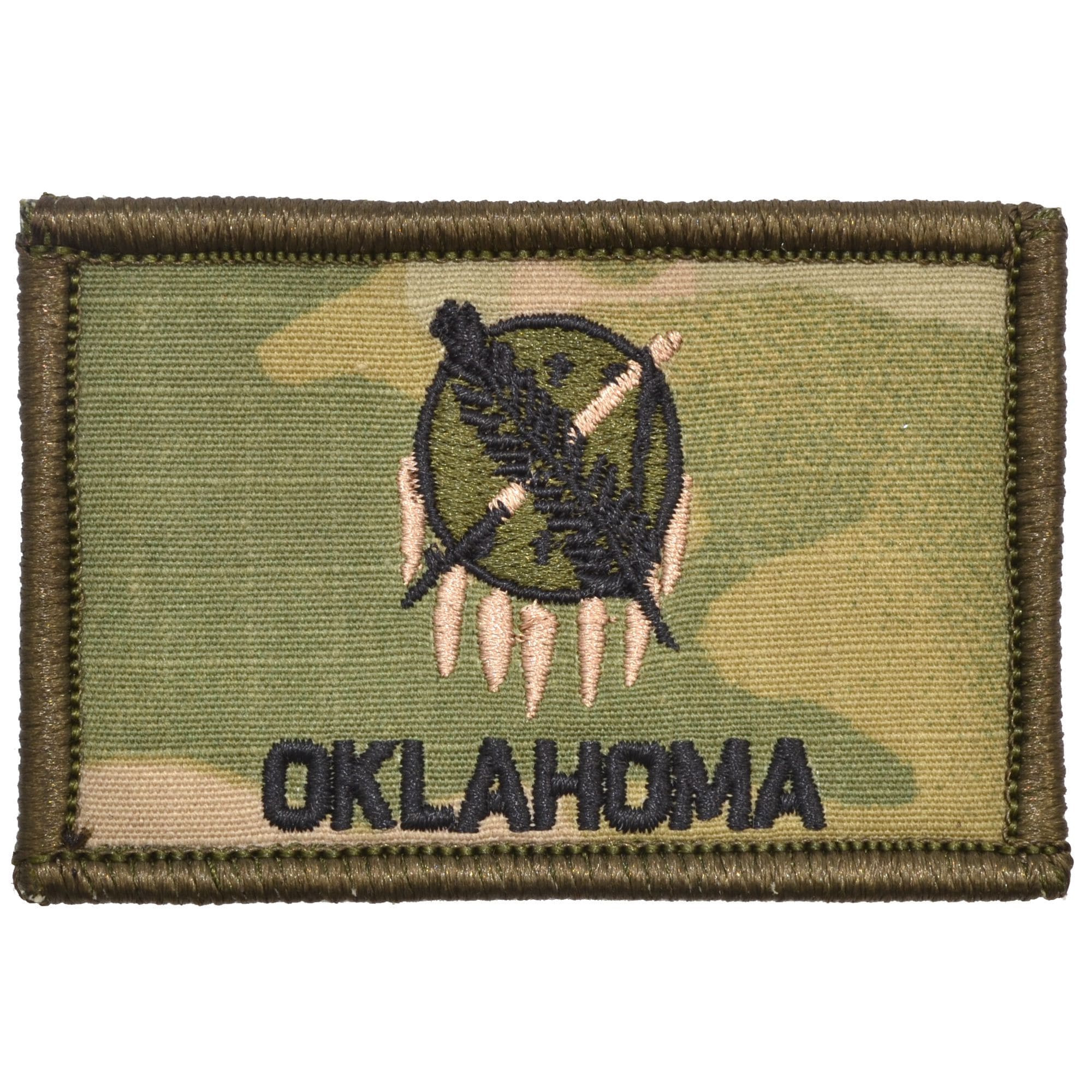 Tactical Gear Junkie Patches MultiCam Oklahoma State Flag - 2x3 Patch