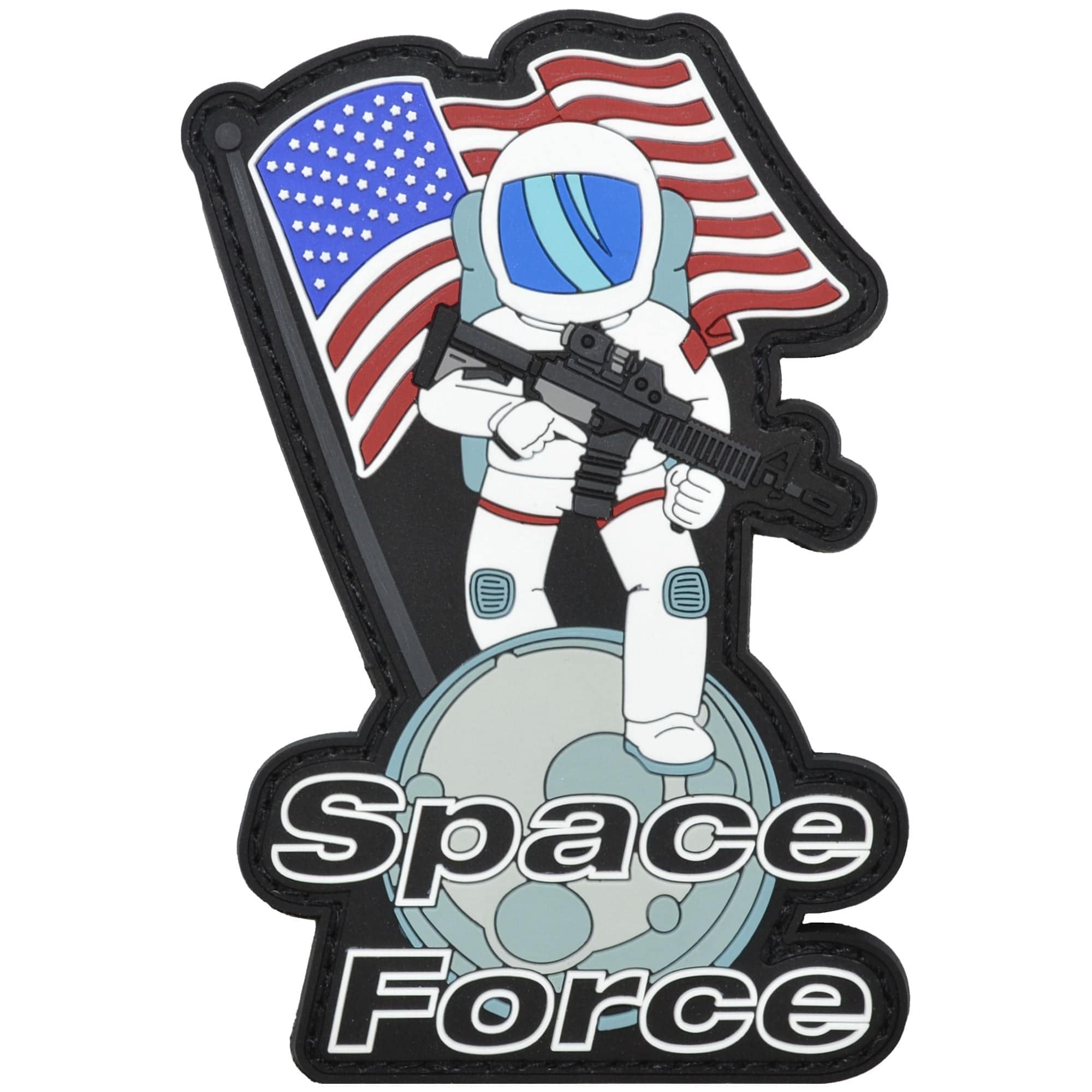 Space Force - Glow in the Dark - 4x2.5 inch PVC Patch