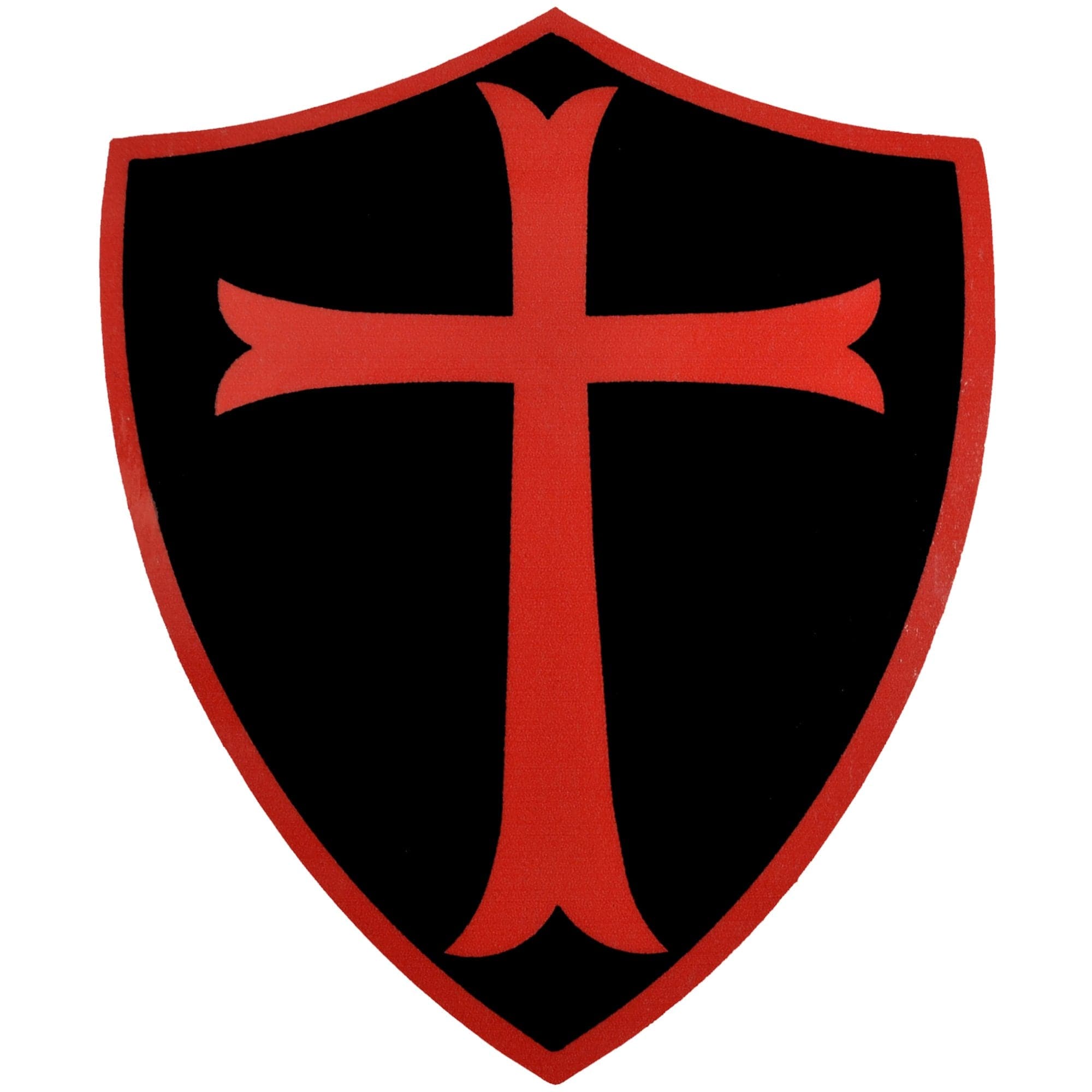 Knights Templar Cross Sticker- 3.75 inch