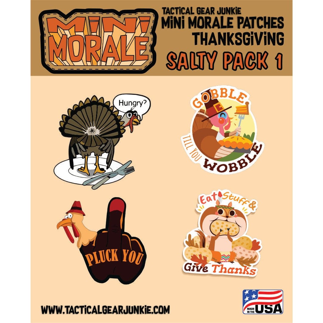 Mini Morale - Thanksgiving Salty Patch Pack 1