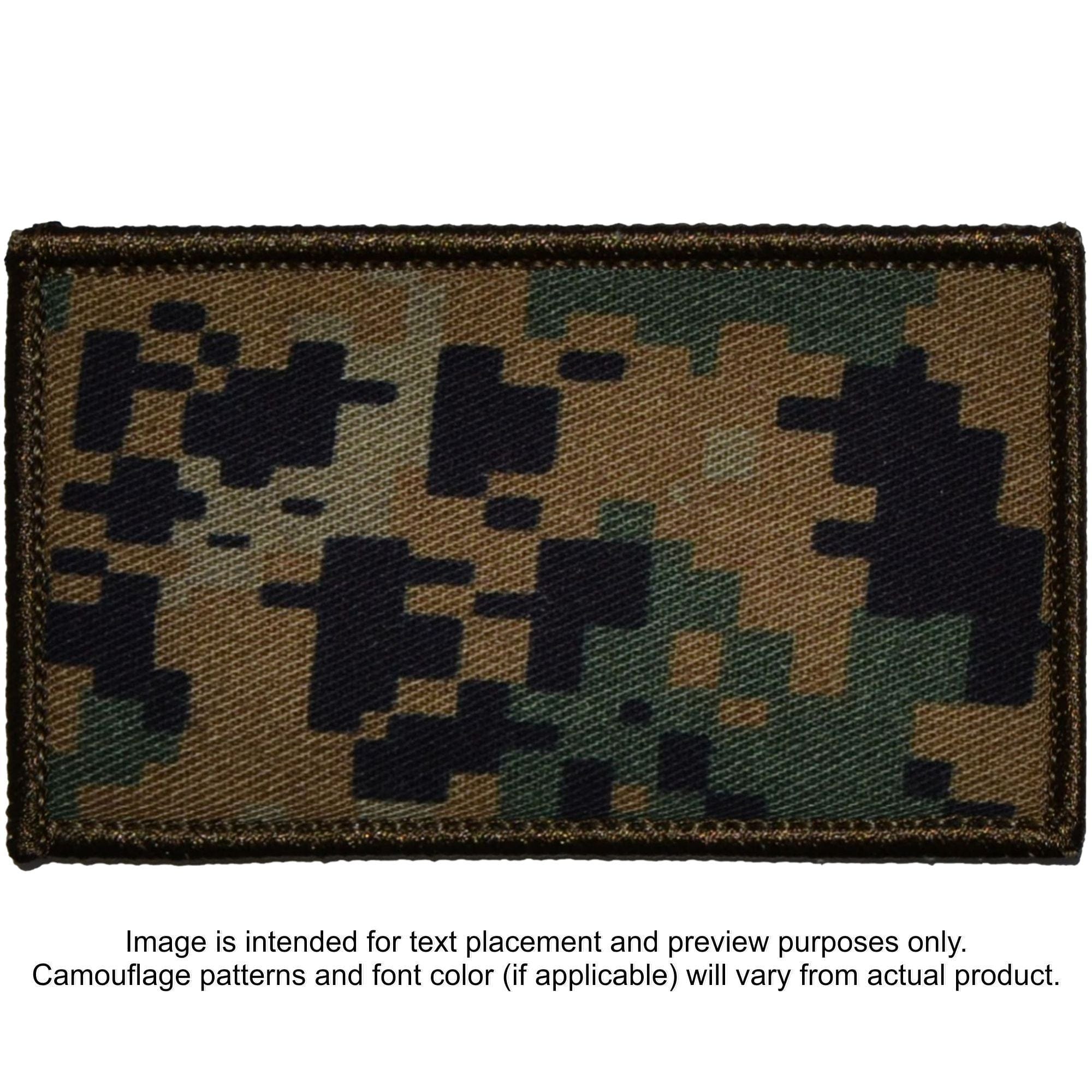 Custom Plate Carrier Text Patch - 3x5