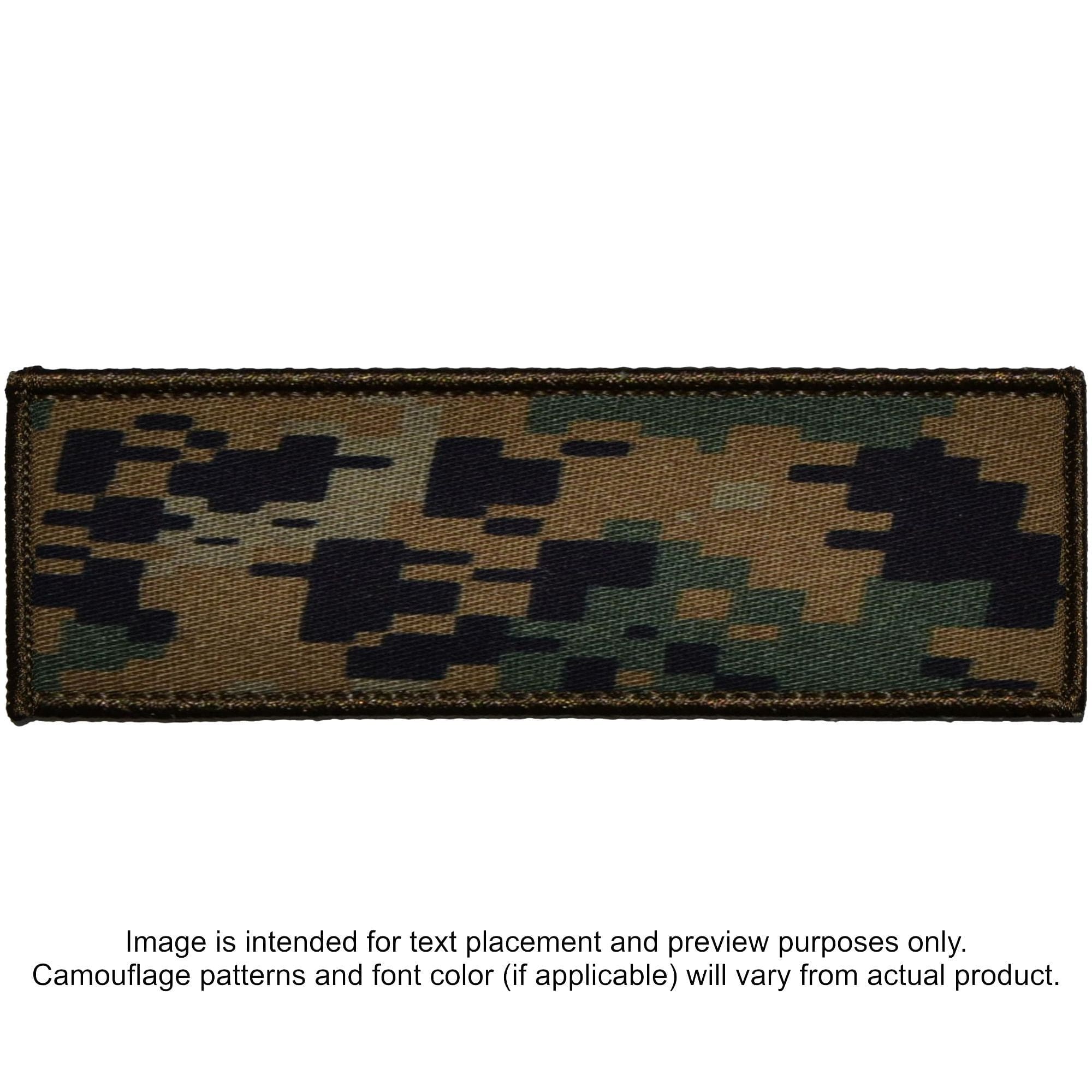 Custom Plate Carrier Text Patch - 2x6