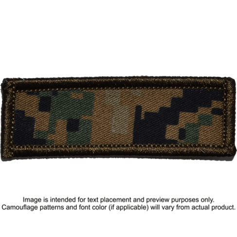 Custom Plate Carrier Text Patch - 4x12