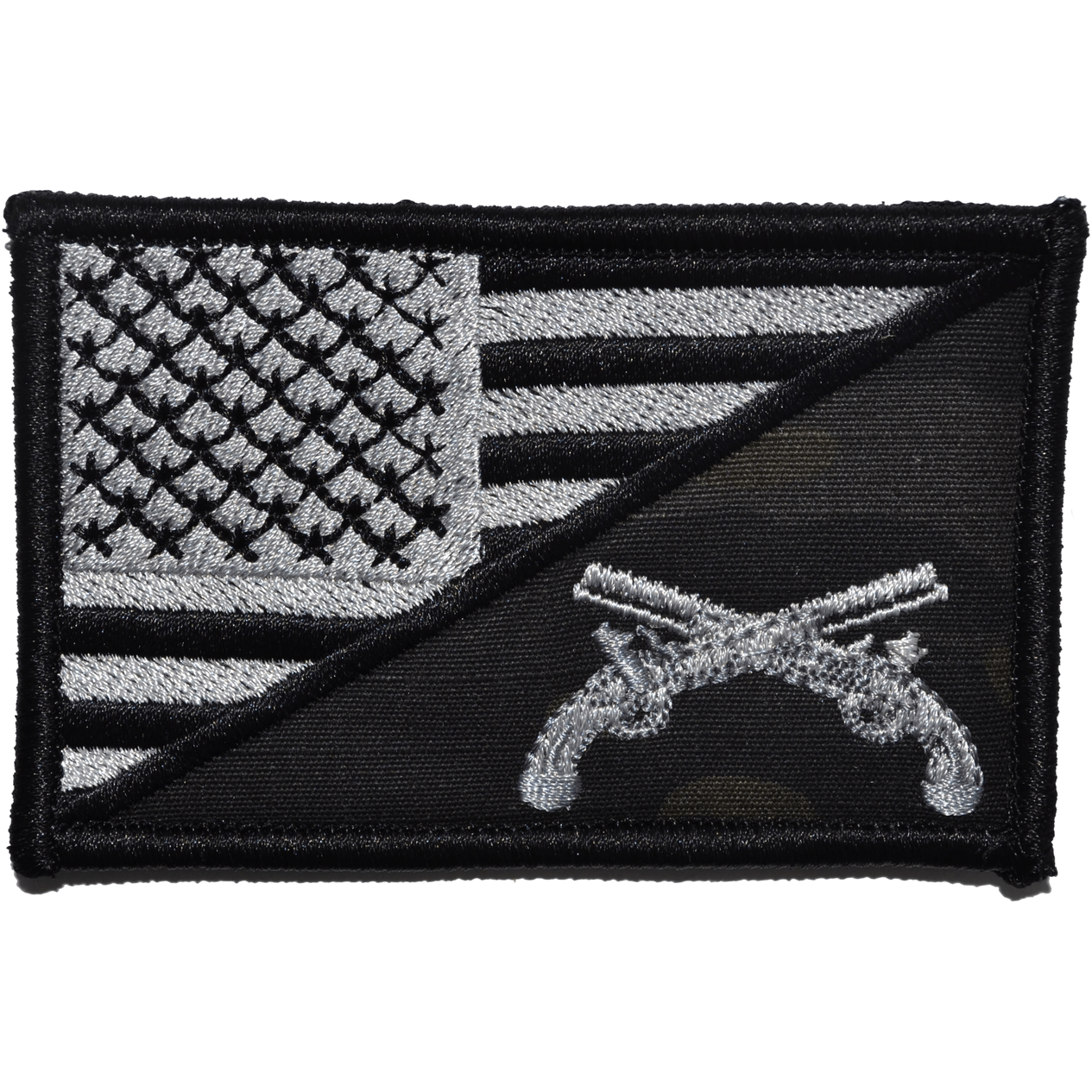 Military Police MP USA Flag 2.25 x 3.5 inch Patch