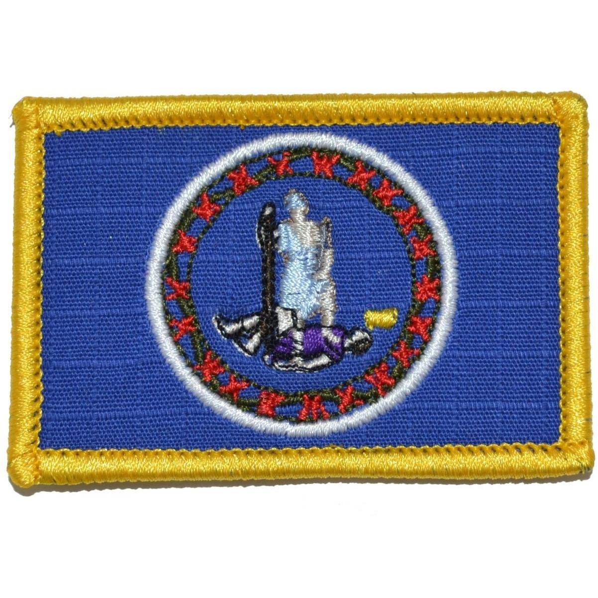 Tactical Gear Junkie Patches Full Color Virginia State Flag - 2x3 Patch