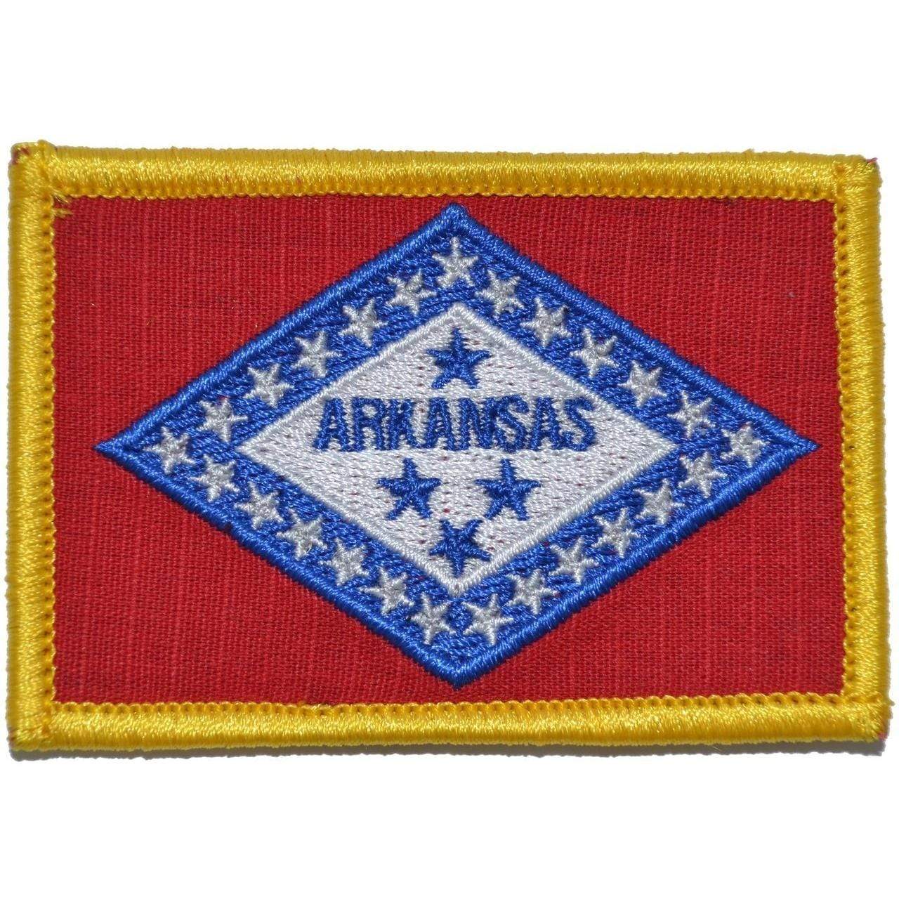 Tactical Gear Junkie Patches Full Color Arkansas State Flag - 2x3 Patch