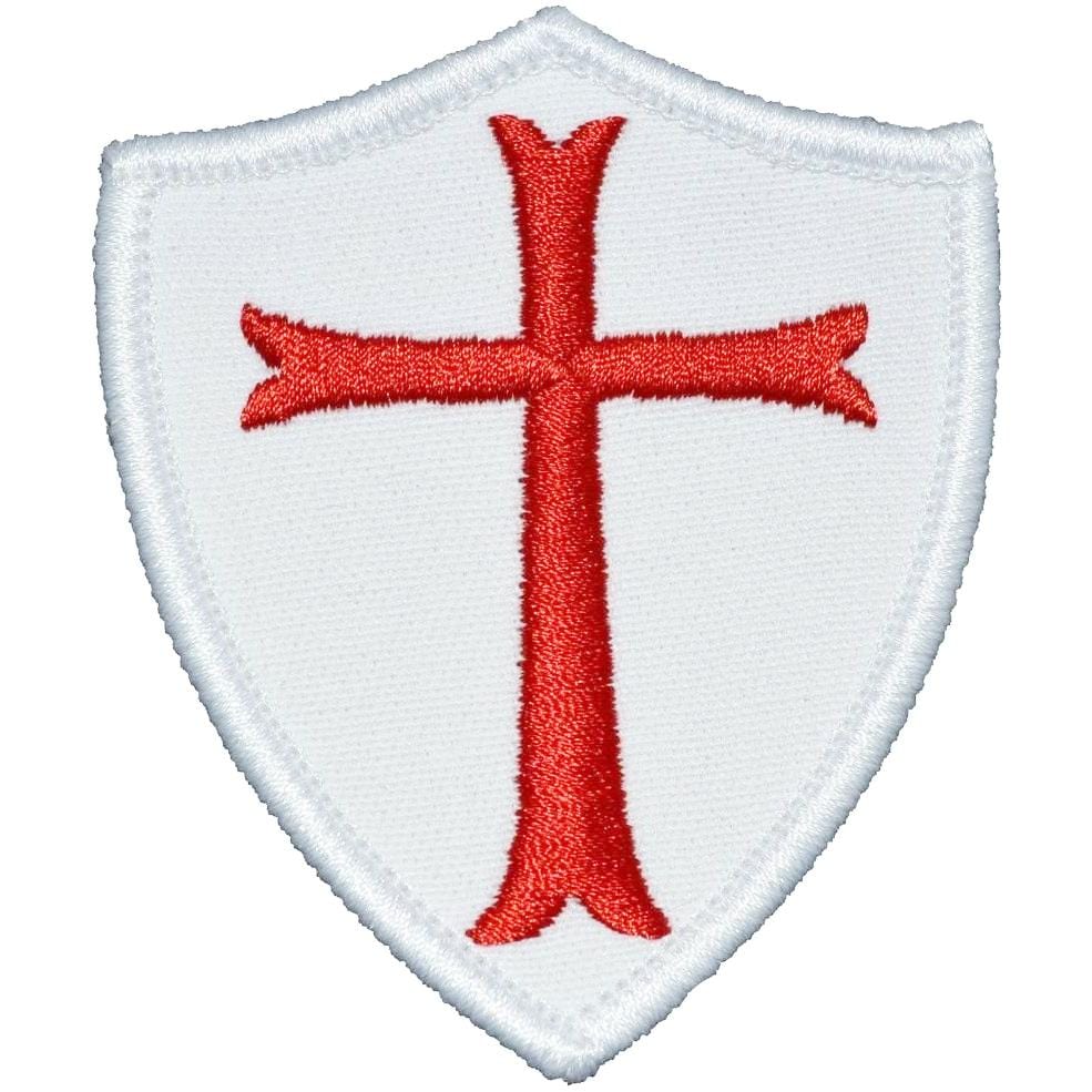 Knights Templar - Shield Style Patch 2x3.5