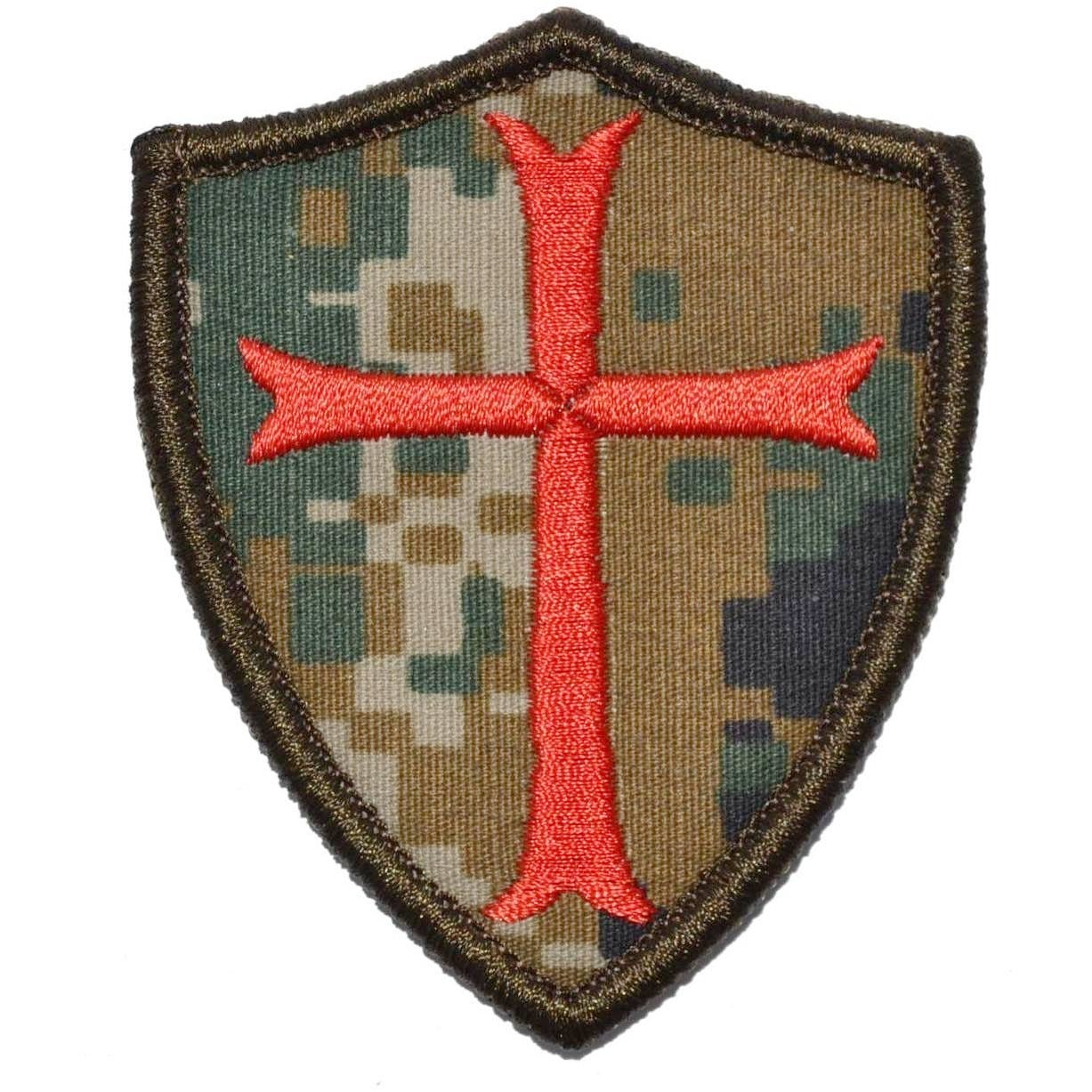 Knights Templar - Shield Style Patch 2x3.5