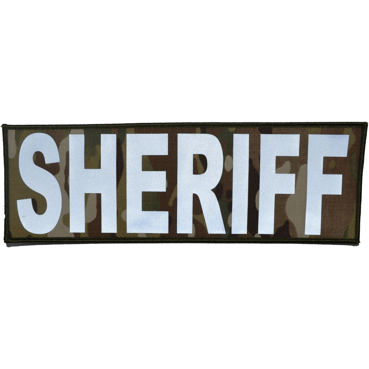 Reflective Sheriff Patch - 4inch x 12inch