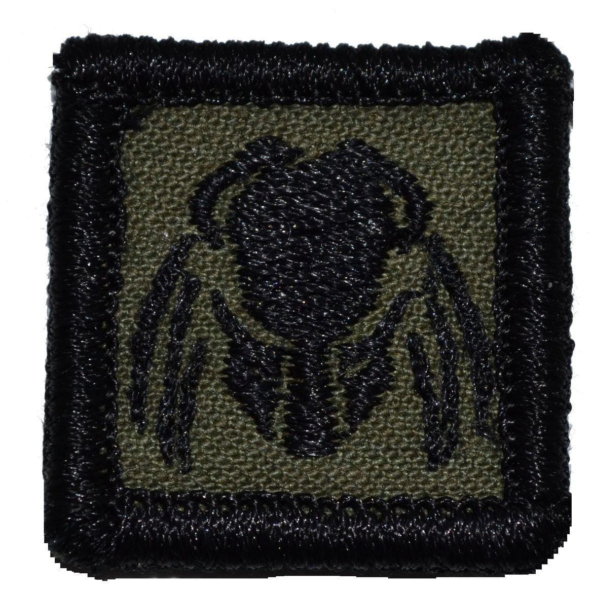 Bulk 1x1 Patches - Variety of Background Colors (Set of 40)