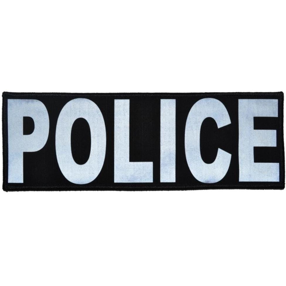 Reflective Police Patch - 3inch x 9inch