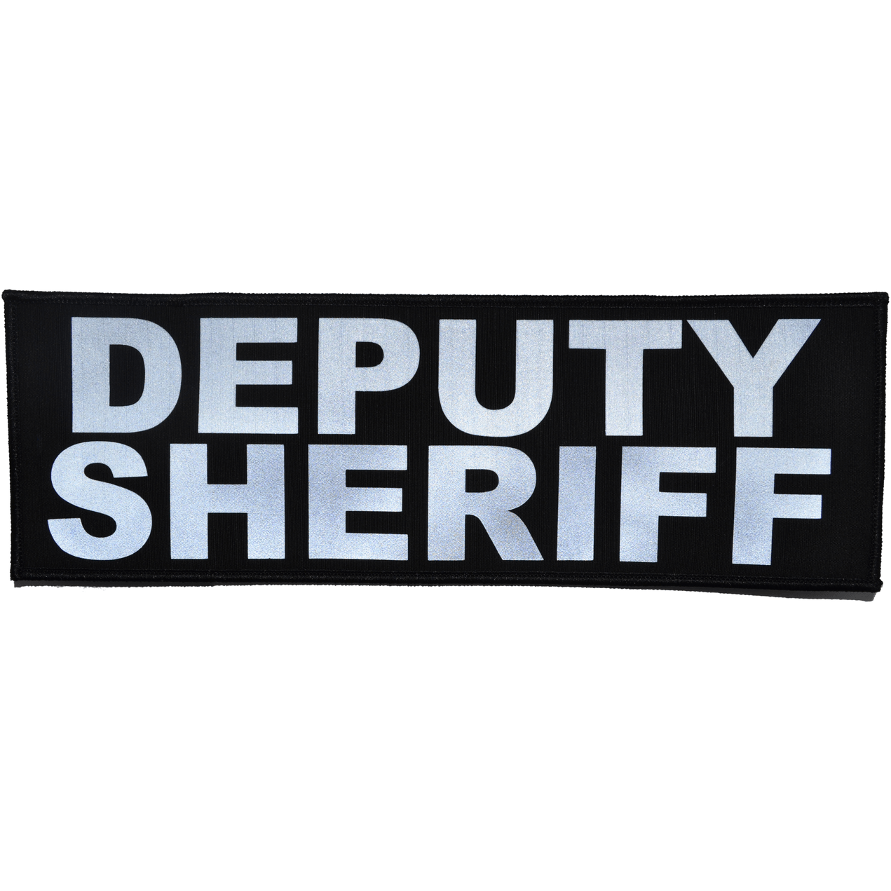 Reflective Deputy Sheriff Patch - 4inch x 12inch