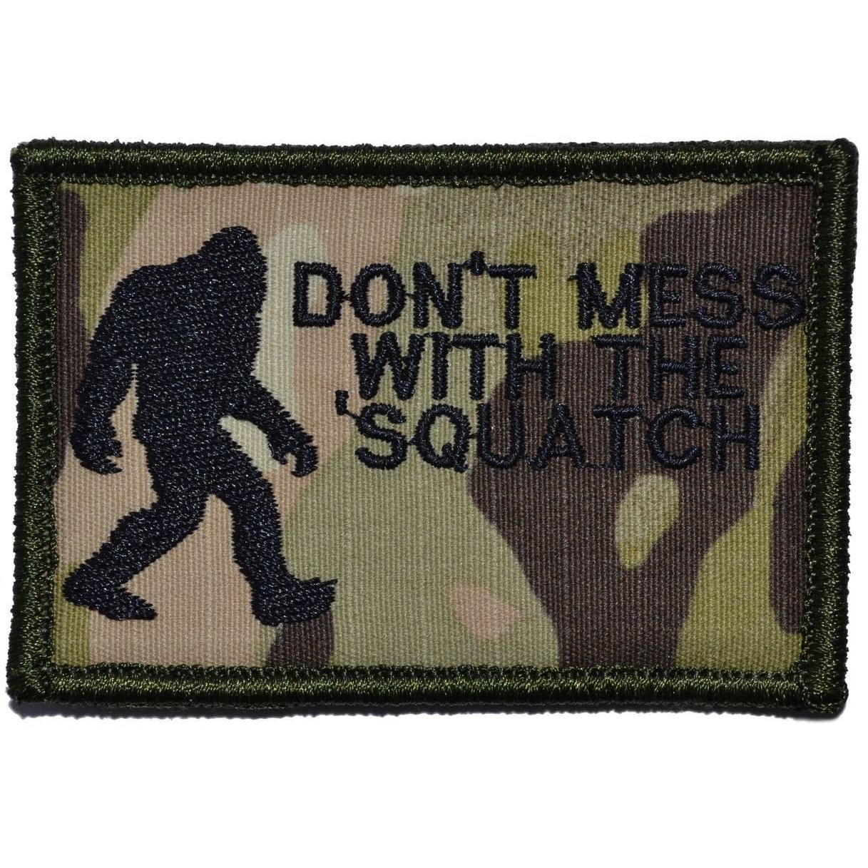 Don't Mess with the Squatch / Bigfoot Hunter 2x3 Military Patch