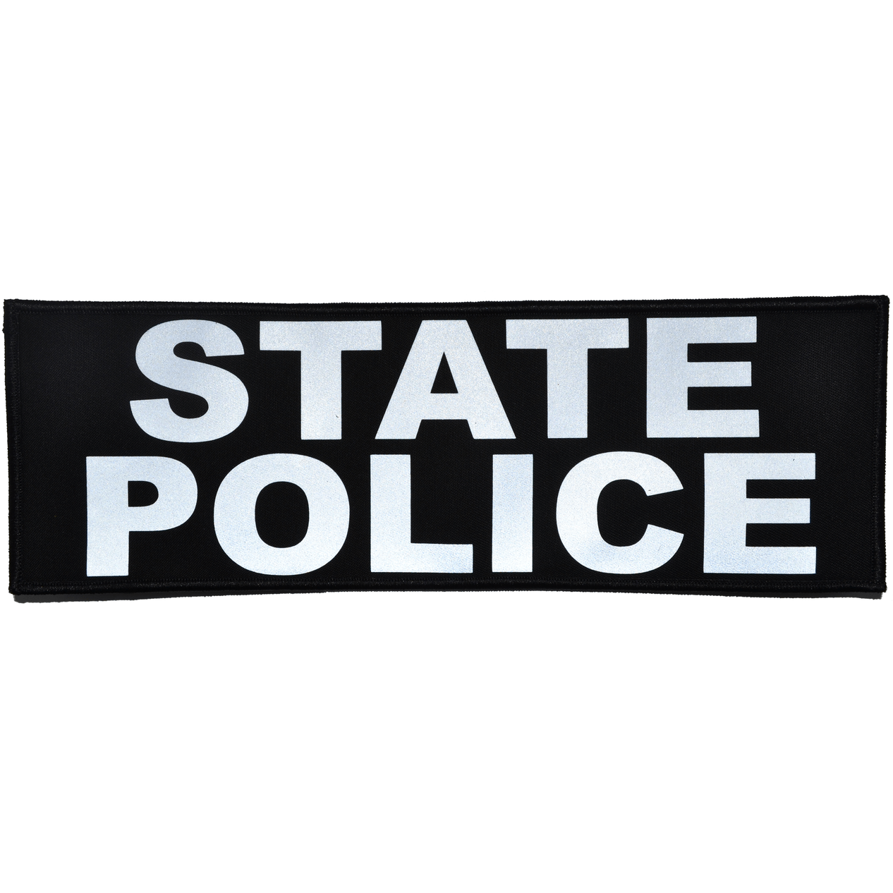 Reflective State Police Patch - 4inch x 12inch