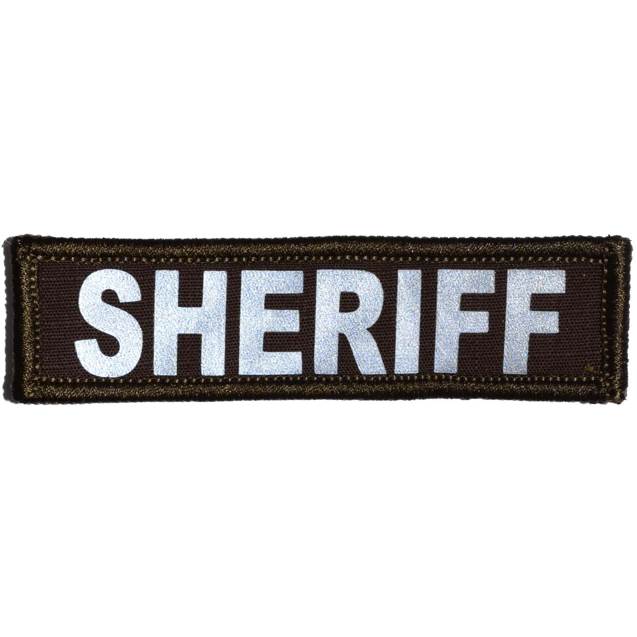 Reflective Sheriff Patch - 1inch x 3.75inch