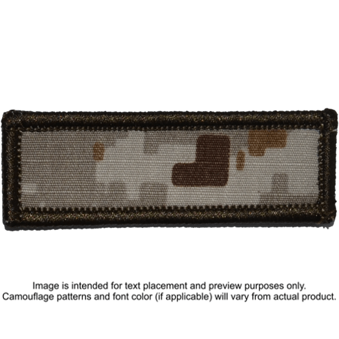 Custom Plate Carrier Text Patch - 4x12