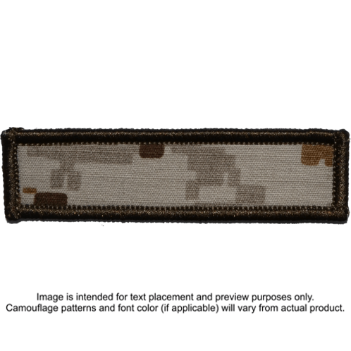 Custom Plate Carrier Text Patch - 3x10