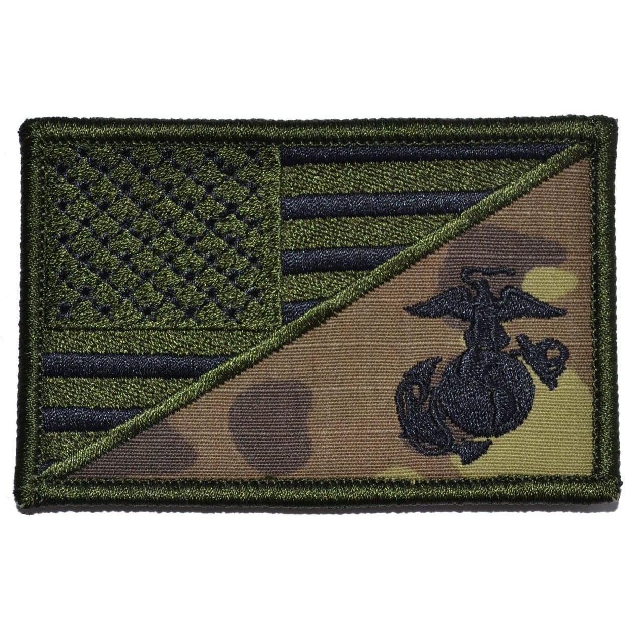 USMC EGA USA Flag 2.25 x 3.5 inch Patch