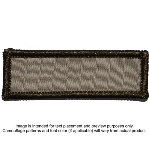 Custom Plate Carrier Text Patch - 4x12