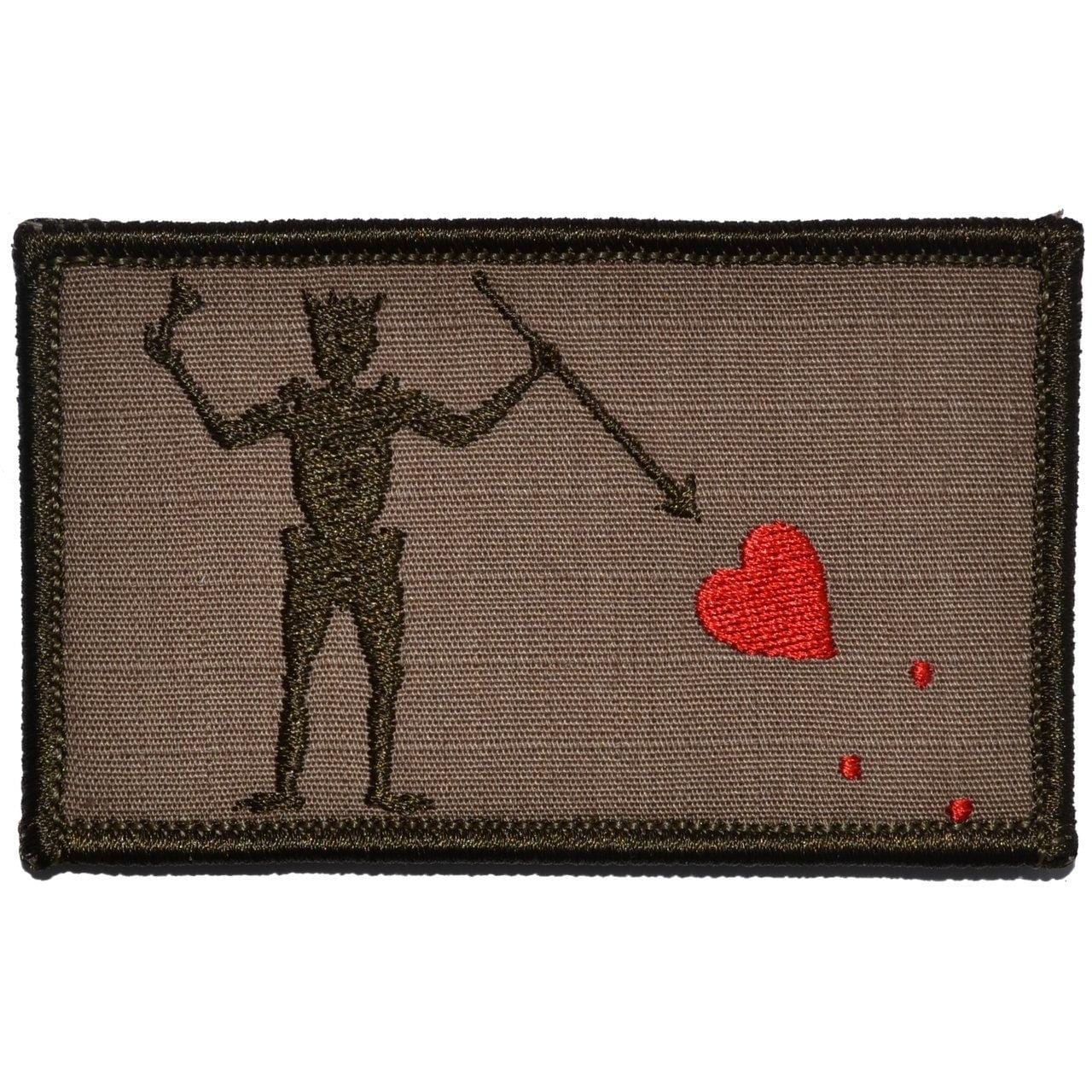 Edward Teach Blackbeard Pirate Flag  -  3.75x2.25 Patch