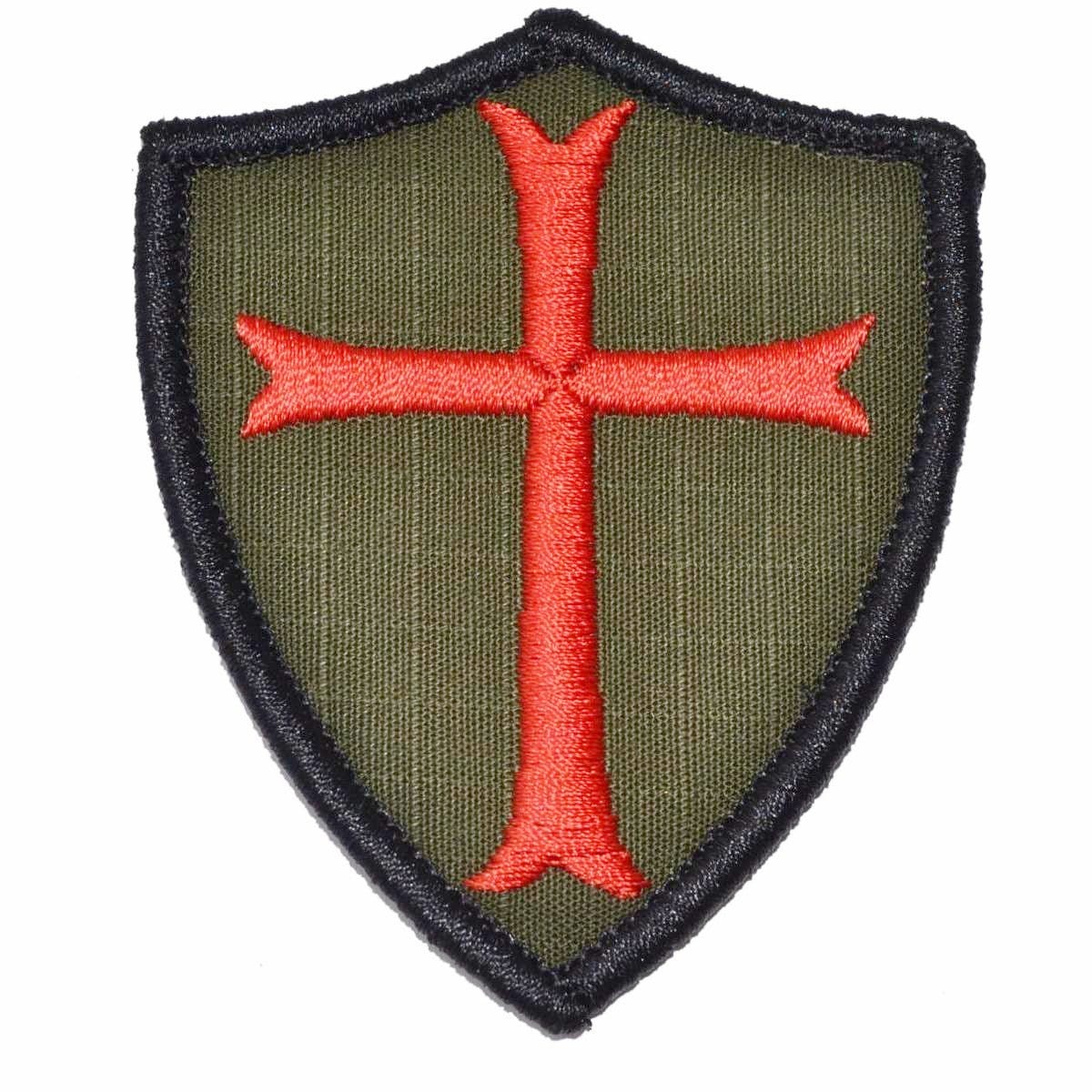 Knights Templar - Shield Style Patch 2x3.5