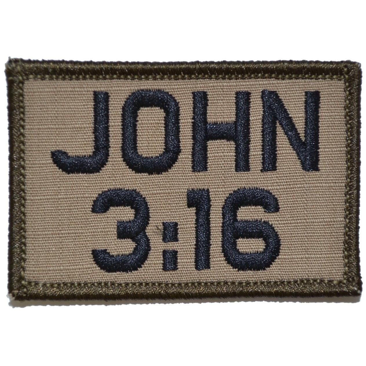 John 3:16 2x3 Bible Patch