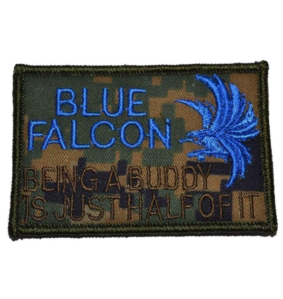 Blue Falcon 2x3 Patch