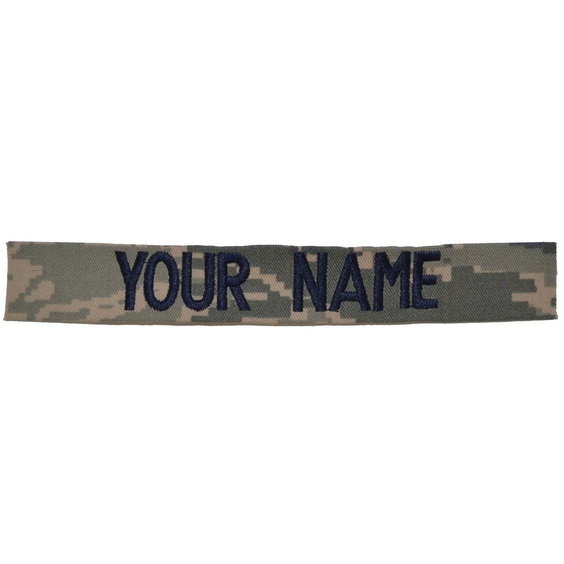 Single Name Tape w/o Hook Fastener Backing (sew-on) - ABU