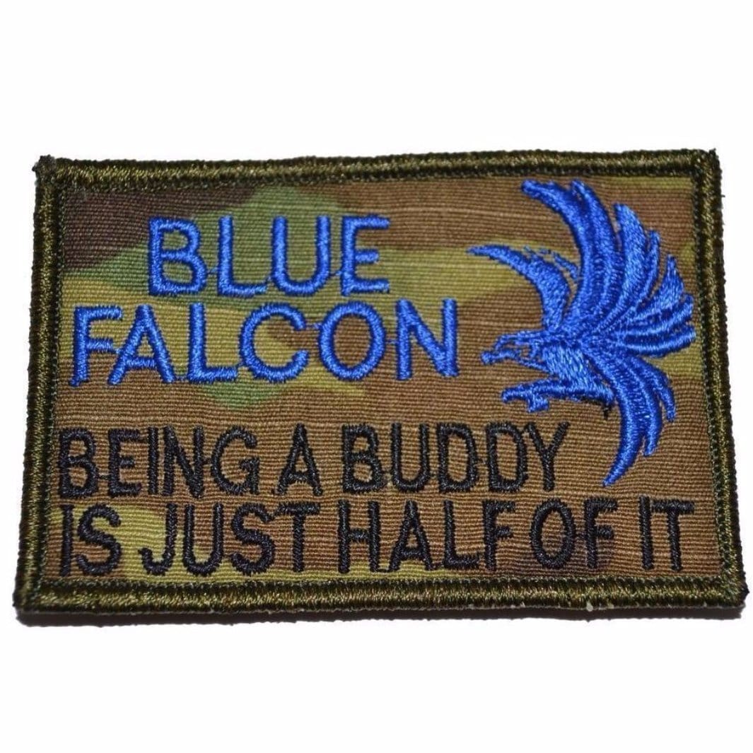 Blue Falcon 2x3 Patch