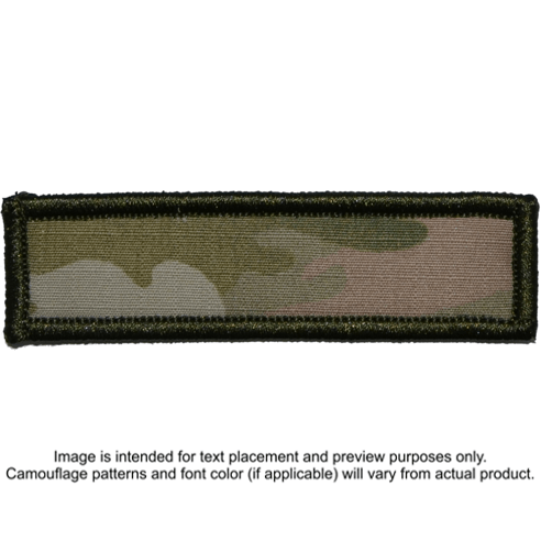 Custom Plate Carrier Text Patch - 3x10