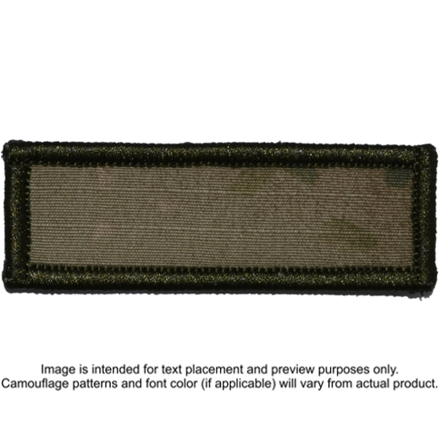 Custom Plate Carrier Text Patch - 4x12