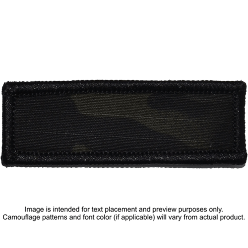 Custom Plate Carrier Text Patch - 4x12