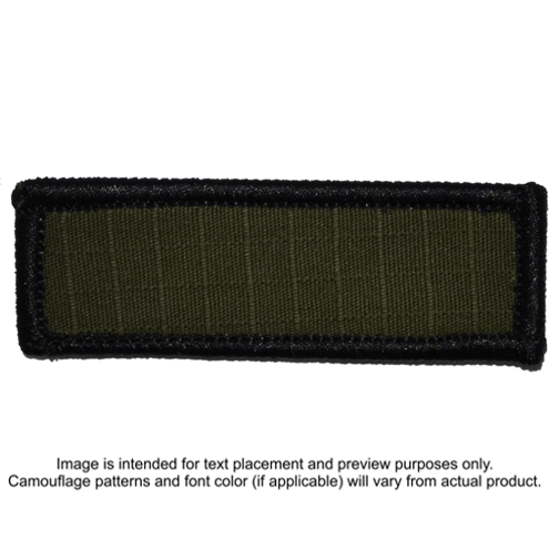 Custom Plate Carrier Text Patch - 4x12