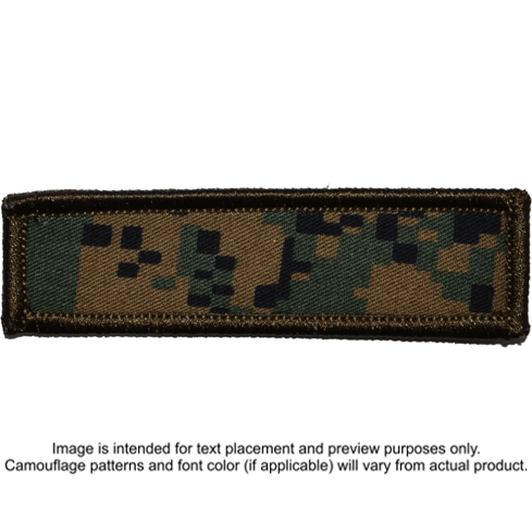 Custom Plate Carrier Text Patch - 3x10